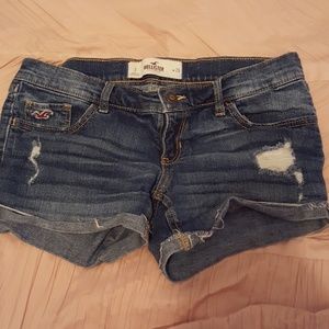 Hollister jean shorts